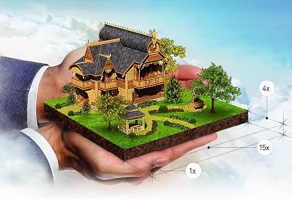  land plot in the palm of your hand
