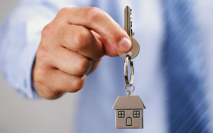 Keys in hand