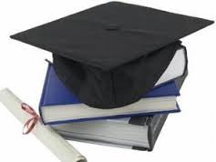 books and graduate hat