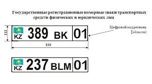 license plates of cars