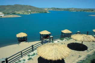 kapshagai artificial lake