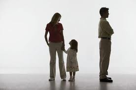 dad, mom and daughter